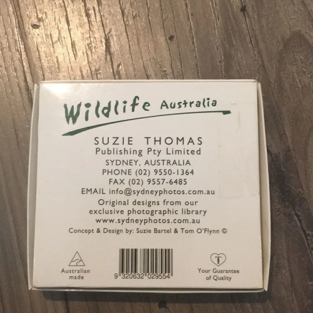 6-Australia Australian wildlife drink coasters box
